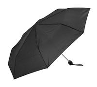 Parapluie Pliant Noir Homme et Femme - Parapluie Pliable avec Ouverture Manuelle et Résistant au Vent, Compact SEULEMENT 24cm - ULTRA léger de 250gr, Parapluie de Voyage