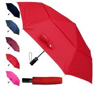 Parapluie Pliant Solide Compact - Resistant au Vent Automatique - Robuste