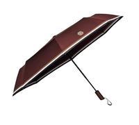 BOSS Parapluie de poche bordeaux avec Double B et rayures emblématiques - Style Pocket umbrella Varsity Burgundy, 58837095 Rouge sombre pcs.