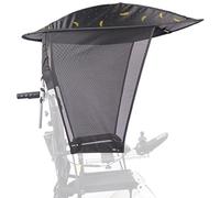 Parapluie pour auvent pour fauteuil roulant, housse de pluie, support de parapluie réglable, pas besoin de clé pour attacher/détacher la pince de parapluie pour la plupart des fauteuils roulants él