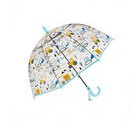 Parapluie pour enfant avec toit en dôme - Design léger et mignon - Protection contre le vent et la pluie - En forme de cloche - Transparent - Cadeaux pour enfants