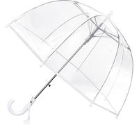 Parapluie pour enfant avec toit en dôme - Design léger et mignon - Protection contre le vent et la pluie - En forme de cloche - Transparent - Cadeaux pour enfants