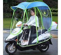 Parapluie pour moto et scooter - Entièrement fermé imperméable pour mobilité réduite pare-soleil et housse de pluie pour moto et scooter