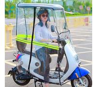 Parapluie pour Scooter Batterie De Voiture Copie De Parapluie Housse De Pluie Housse De Pluie Universelle pour Scooter à Moteur Parapluie Mobilité Pare-Soleil Housse De Pluie, Black, A
