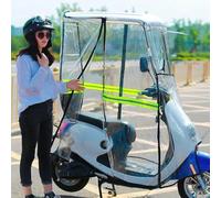 Parapluie pour Scooter Batterie De Voiture Copie De Parapluie Housse De Pluie Housse De Pluie Universelle pour Scooter à Moteur Parapluie Mobilité Pare-Soleil Housse De Pluie, White, A