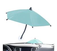 Parapluie pour téléphone portable - Parapluie pour téléphone portable - Cadre en nylon à 6 baleines - Parapluie de protection pratique pour téléphone portable - Pour les rayons UV du soleil et