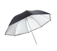 Parapluie professionnel DynaSun UR05 2en1 argent-blanc 80cm avec réflecteur et diffuseur détaché