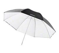 Parapluie réflecteur et translucide 2 en 1 WALIMEX - 17654 - Noir et blanc - 84cm