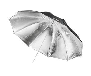Parapluie reflex walimex noir/argent 2 couches, 150cm