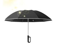 Parapluie Réversible | Parapluie Anti-Vent,Protection Solaire Pliable Automatique Inversé pour Voyage Hommes Femmes Randonnée Extérieur Sac à Dos