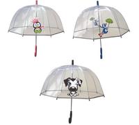 Parapluie - Smati - Transparent - Mixte - 8 Stecche - Bordo Fluorescente - 67 Cm