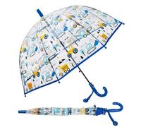 Parapluie - Transparent - Anti-Vent - Long Cloche, Parapluie Enfant Transparent Cloche Robuste et Stable, Parapluie Dôme Garcon Fille Parapluies Cannes Véhicule Blue Engineering