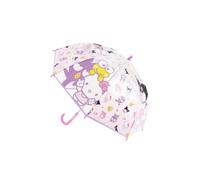 Artesanía Cerdá Parapluie enfant Hello Kitty transparent 45 cm POE manche incurvé rose tiges fibre