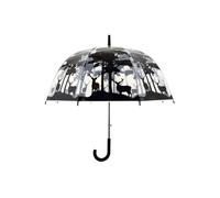 Parapluie transparent noir Forêt