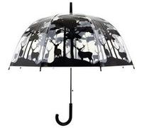 Parapluie transparent noir Forêt Noir G