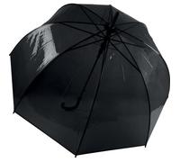 Parapluie transparent (Noir - One Size)