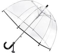 Parapluie transparent pour enfants - Anti-Vent - 8 vraies baleines en fibre - Poignée incurvée - Ouverture automatique et fibre de verre,parapluie enfant garçon fille-petits Garçons Filles