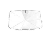 Parapluie Voiture Isolé UV Parasol Pare-Brise Avant Colle Argentée Pare-Soleil Fenêtre Accessoire Protection Solaire D'été Pare-Brise Avant(Dark Grey)