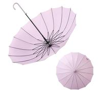 Parapluies automatiques pour la pluie, parapluie automatique de pluie,16 COBBES UMBRALLA DE VOYAGE À L'ÉTRANGER | J manche de bâton, canopée imperméable de 33,4 pouces de long pour les femmes et les h