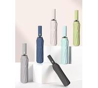 Parapluies de voyage coupe-vent, léger, portable et pliable automatique, protection UV par tous les temps, solide et portable, auvent imperméable - Convient pour voiture et sac à dos