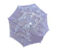 Parapluies en dentelle blanche 2 pièces for mariage Pour La Décoration | Parasols Vintage en dentelle de 19.7 pouces, parapluies décoratifs, accessoires de fête nuptiale de mariage