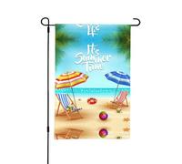 Parapluies en forme d'étoile de mer - Drapeaux de jardin saisonniers double face - 30,5 x 45,7 cm - Décoration extérieure pour Pâques - St Patrick