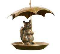 Parapluies en Métal Drôles Mangeoires À Oiseaux pour Une Utilisation en Extérieur Décoration De Jardin Suspendue Amoureux des Animaux Station d'alimentation pour Oiseaux Écureuils D'extérieur