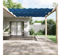Parapluies et parasols pour pelouse et jardin - Auvent vertical - Bleu - 140 x 1000 cm - Tissu Oxford