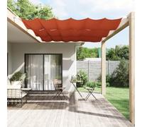 Parapluies et parasols verticaux pour pelouse et jardin - Terre cuite - 180 x 270 cm - Tissu Oxford
