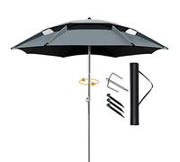 Parapluies parasols épreuves à l'épreuve de l'eau pour la pêche, Le Camping, Le Barbecue, la Plage, Le extérieur, 360 ° Protection du Soleil, Refuge de Paras