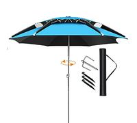 Parapluies parasols épreuves à l'épreuve de l'eau pour la pêche, Le Camping, Le Barbecue, la Plage, Le extérieur, 360 ° Protection du Soleil, Refuge de Paras