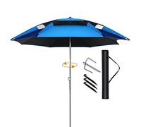 Parapluies parasols épreuves à l'épreuve de l'eau pour la pêche, Le Camping, Le Barbecue, la Plage, Le extérieur, 360 ° Protection du Soleil, Refuge de Paras