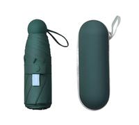 Parapluies pliants Parapluie Pliant Manuel léger for Femme, Pare-Soleil Anti-UV, Parapluie de Poche, Protection Solaire, Portable for la Pluie et Le Soleil Portable(Dark Green)