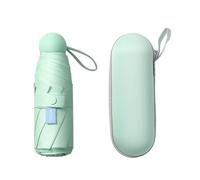 Parapluies pliants Parapluie Pliant Manuel léger for Femme, Pare-Soleil Anti-UV, Parapluie de Poche, Protection Solaire, Portable for la Pluie et Le Soleil Portable(Green)