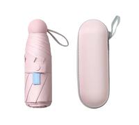 Parapluies pliants Parapluie Pliant Manuel léger for Femme, Pare-Soleil Anti-UV, Parapluie de Poche, Protection Solaire, Portable for la Pluie et Le Soleil Portable(Pink)