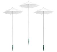 Parapluies pour Canopée Rétractable 3 Pièces Protection et Pluie, White, Se référer à la description