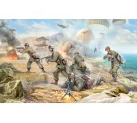 Paras Commando Allemands 1939-1942 Kit En Plastique Modèle ZVEZDA 1:35