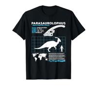 Parasaurolophus fiche Technique T-Shirt Graphique avec Valeur