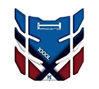 Paraserbatoio.it Adhésif effet 3D protection de réservoir en résine compatible avec Honda Africa Twin CRF 1000L Bleu