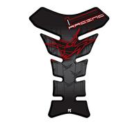 Paraserbatoio.it Autocollant effet 3D protection de réservoir en résine compatible avec Honda Hornet CB 500 600 900 1000 V2 rouge noir
