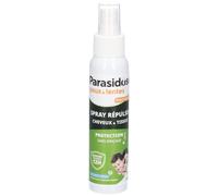 PARASIDOSE Spray répulsif poux et lentes 2en1 Cheveux tissus 100 ml