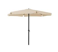 Parasol Ø 3 m x 2,4 h m Rond Structure en acier avec manivelle. Couverture en polyester 160 g/m²