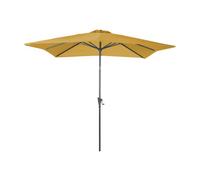 Parasol 2,5X2,5 MT Bleu Structure en Aluminium Décor de Jardin