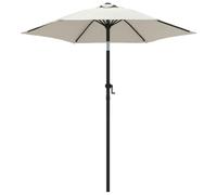 Parasol 200 x 211 cm aluminium blanc 200 x 200 x 211 cm aluminium