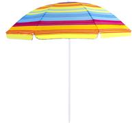 Parasol 200cm pour le jardin Plage Parasol de jardin Inclinable Réglable en hauteur