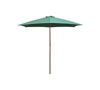 Parasol 270x270 cm houten paal groen42961