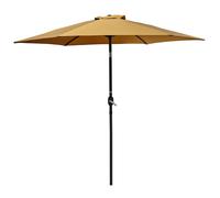 Parasol à manivelle en aluminium et toile