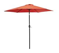 Parasol à manivelle en aluminium et toile