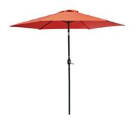 Parasol à manivelle en aluminium et toile