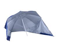 Parasol Abri Solaire Contemporain Protection Upf 50+ Sac Transport Fourni Bleu Marine Blanc